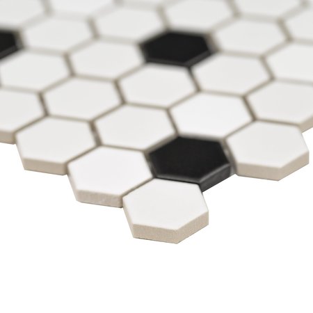 Msi Adelaide SAMPLE Hexagon Matte Porcelain Wall and Floor Tile ZOR-MD-0515-SAM